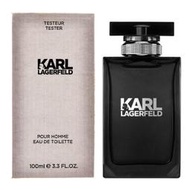 【Orz美妝】KARL LAGERFELD 卡爾 同名 時尚 男性淡香水 TESTER 100ML 卡爾 拉格斐