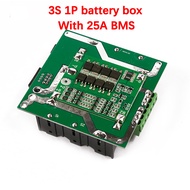 3S 11.1V 12.6V 40A BMS 3S/1P 3S/2P solderless Thùng ắc quy/18650 Thùng ắc quy Lithium Pin sạc dự phò