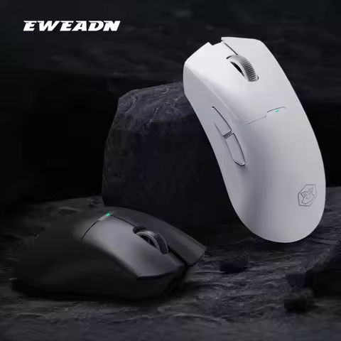 Eweadn X21 Wireless Mouse Bluetooth 2.4G Tri-mode Lightweight Ergonomics E-sports Gaming Mouse PC Ga