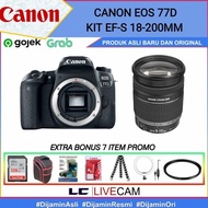 Canon Eos 77D Kit Ef-S 18-200Mm Is Kamera Canon 77D Kit 18-200Mm Is