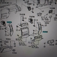Prado dashboard AC PANEL 2003/2008 unit price