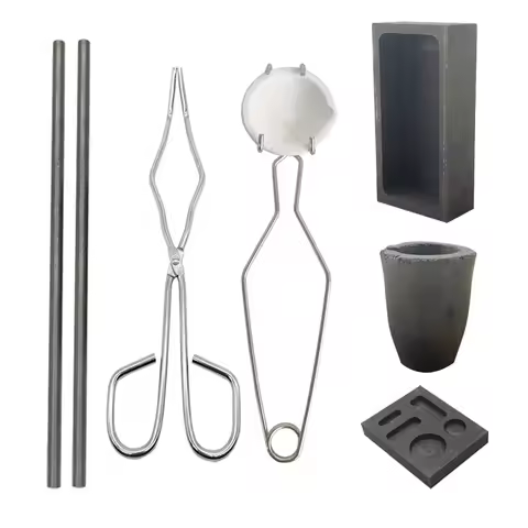 4/8PCS Crucible Set High Purity Torch Melting Casting Kit Jewelry Ingot Mould Mold Making for Gold S