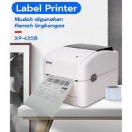 PRINTER BARCODE THERMAL / LABEL PRINTER XPRINTER XP-420B SIZE 110MM / A6