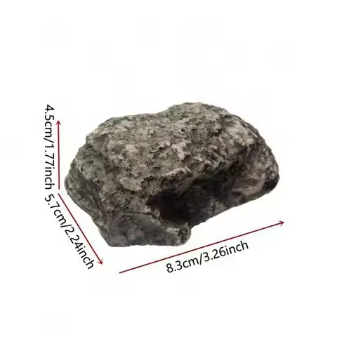 A04G-Hide-A-Spare-Key Fake-Rock - Looks Simulation Stone Kit Resin Key Storage Box Set