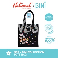 NBS x BINI Tote Bag 13x15 inches Black B - - Fashion Accessories