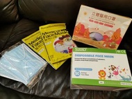 14.5 cm兒童 中童 口罩 立體 平面 kids face mask