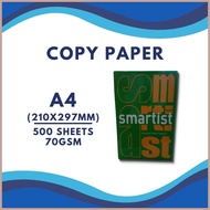 ↘ ☸ Smartist Copy Paper | Bond Paper - Short / Long / A4 (500 sheets)