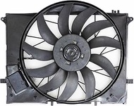 Agility Auto Parts 6010038 Dual Radiator and Condenser Fan Assembly for 2001-2012 Mercedes-Benz-CL55