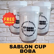 Boba Cup/Cup Screen Printing/Beverage Cup Screen Printing/Plastic Cup Screen Printing/Custom Cup Scr