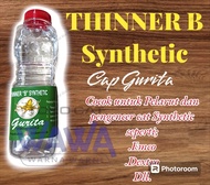 Thinner B Gurita Botol pengencer cat minyak cat sintetik 300ml