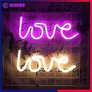 Đèn LED Neon Trang Trí KUNBE Treo Tường Decor Phòng Làm Việc, Phòng Ngủ, Sự Kiện Đa Dạng Kiểu Dáng M