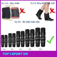 Premium Leg Weights 4Kg generation 5.0 - quieter, superior, for jogging, gym, physical therapy for l