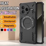 Casing For Xiaomi POCOF7 Poco F7 Pro Ultra F7pro F7Ultra PocoF7Ultra 5G Metal Magnetic Wireless Char