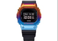 CASIO G-SHOCK GM-5600 series GM-5600SN-1 彩虹離子鍍金屬錶圈 200米 防水 GSHOCK GM5600SN