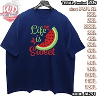 LIFE T-SHIRT BIG SIZE CODE JA751 JUMBO 2XL 3XL 4XL 5XL 6XL 7XL 8XL 9XL 10XL 11XL 12XL