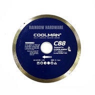 Disc Cutting C88 COOLMAN DIAMOND CUTTING DISC C88 4" 110MM