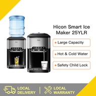 【Global】Hicon Ice Maker Machine 25YLR Water Dispenser Automatic Ice Cube Maker Hot & Cold Water Desk