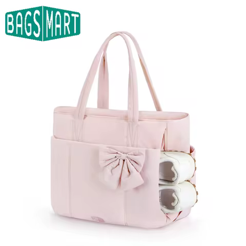 BAGSMART Women's Tote Bag Large Capacity Fashion Student College Shoulder Bag Versatile Handbag for 