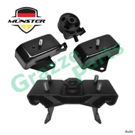 (1pc) Münster Engine Mounting Set for Mitsubishi Triton 2.5 3.2 New KL3T 2015 Pajero Sport 2.5 4D56 