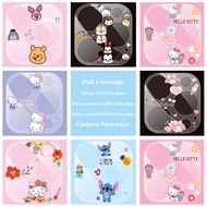 iPhone 13 Pro Max Camera Protector Hello Kitty iPhone 12 Pro Max Full Coverage Camera Lens Protector Crystal Clear Stitch iPhone 11 Pro My Melody Camera Lens Sticker