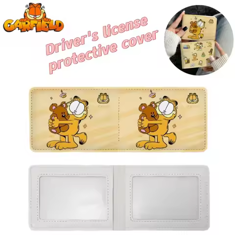 Garfield 2-in-1 Driver's License Protection Cover Creative Printed Motor Vehicle Driver's License Bo