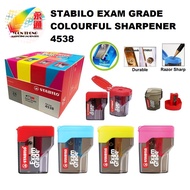 STABILO EXAM GRADE COLOURFUL SHARPENER 4538 / STABILO 4538 EXAM GRADE SHARPENER (READY STOCK / 100% 