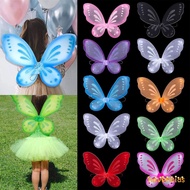 HaK-Kids Adult Fairy Wings Girls Butterfly Wings Costume Fairy Glitter Wings Cosplay Outfits for Par