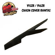 YAMAHA Y15ZR Y16ZR VVA CHAIN COVER CARBON FRAME COVER RANTAI  + SCREW
