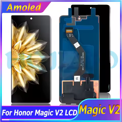 6.43 inches Amoled for Honor Magic V2 lcd secondary screen for honor magic v2 VER-AN10 small lcd VER