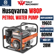 Husqvarna W80P 3" Engine Water Pump W80P Enjin Pam Air Petrol