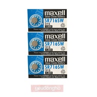 Pin đồng hồ SR716SW SR716 716 315 Maxell chính hãng Japan Vỉ 1 Viên