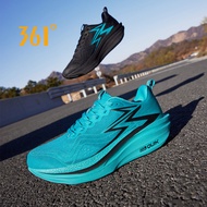 [10KM+] 361 Degrees Flame 4MIX รองเท้าวิ่งมาราธอนมืออาชีพ เปลวไฟ แผ่นรองคาร์บอนแข่ง PB รองเท้ากีฬาดู