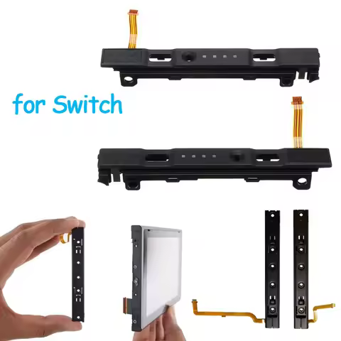 Console Nintendo Switch JoyCon Rail Original Repart Part Replacement Right and Left Slide Rail with 