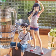 FLUME Action Figures Boy Girl Collection toys Passionate Couple PVC Anime Morishima Hodaka