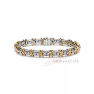 สร้อยข้อมือ Tiffany &amp; Co.Schlumberger® 36 ชิ้น 18k Gold Diamond Stone สร้อยข้อมือออกแบบแบรนด์หรู -Tiffany &amp; Co. Schlumberger®  Bracelet