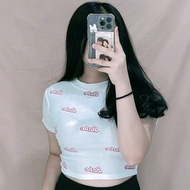 WIN Babe Knit Rib Crop Top Babe RibWanita (LD 76, P 40)