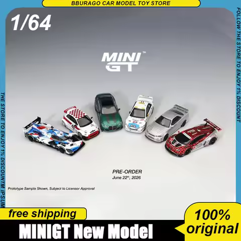 Pre-Sale Mini Gt 1:64 Subaru Abarth Bmw Lamborghini Nissan #1325 #1327 Alloy Rally Endurance Gt Drif