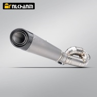 Motorcycle Exhaust Slip on Line Mid Tail Pipe Modified Carbon Muffler for Triumph Street Triple 765 