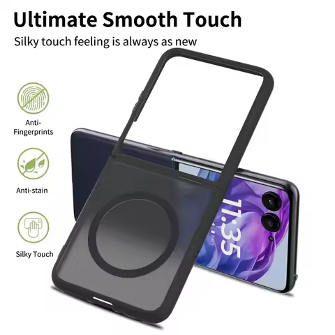 For Motorola Razr 60 Ultra Case for Magsafe Magnetic Matte Cover for Moto Razr 60 50 Ultra Razr + 20