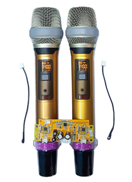 2 MICRO SHURE UGX9 II KARAOKE KHÔNG DÂY mic mạch thao máy