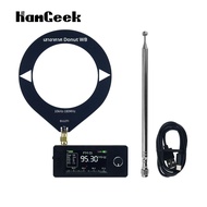 HamGeek Mini SI4732 0.5-108MHz วิทยุแบบพกพา LSB USB AM FM วิทยุทั้งหมดพร้อม Donut WB เสาอากาศ