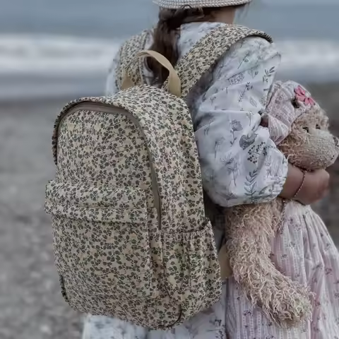 KS Baby Backpack Primary School Bag Kindergarten Kids Bags Brand Traveling Mom Cherry Lemon Children