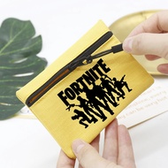 Fortnite Cartoon Oxford cloth coin money card bag, simple mini zipper pocket, change storage bag, pa