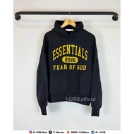 Essentials Classic Fleece Hoodie Vintage Black