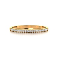 【PurpleMay Jewellery】純18K金簡約永恆戒指 婚戒訂製 R024