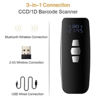 Máy quét mã vạch 1D 2D Barcode Scanner không dây 2.4G thông qua Bluetooth Đầu đọc mã vạch với thời g