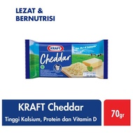 Keju Kraft Cheddar Olahan 70 Gram