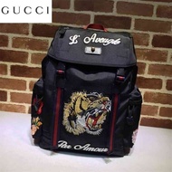 LV_ Bags Gucci_ Bag 429037 Embroidered decorative backpack Men Backpacks Women Backpacks Top H UETA