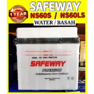 SAFEWAY PREMIUM NS60L / NS60R (MF)(KERING)- Car Battery (Original Toyota/ Mazda/ Nissan/ Perodua and other's OE battery)