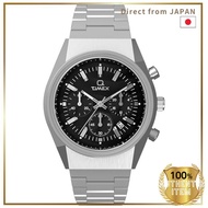 Timex Mens Watch Q Timex TW2Y34800 Quartz 5ATM Water Resistant Black Dial Stainless Steel